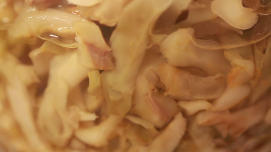 调料腌制水疙瘩咸菜丝自制榨菜视频