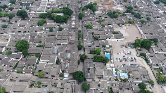 航拍福建福州三坊七巷5A景区视频