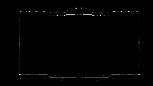 科技边框透明素材视频