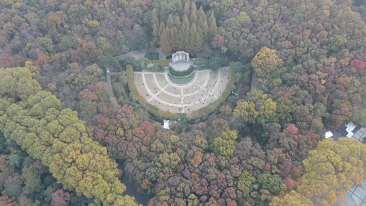 江苏南京中山陵5A景区航拍视频