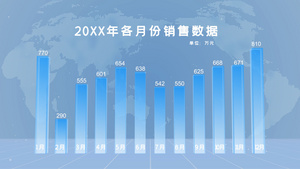 季度年度销售数据柱状图24秒视频