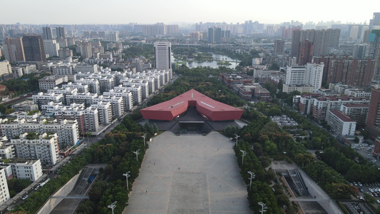 武汉辛亥革命纪念馆博物馆航拍视频