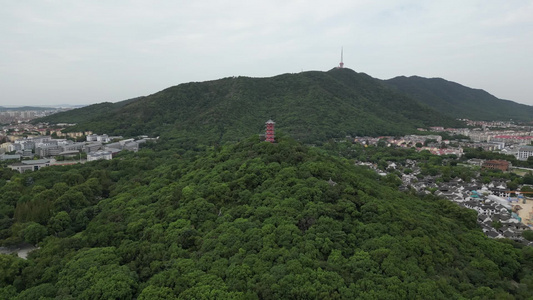 江苏无锡惠山古镇5A景区航拍 视频