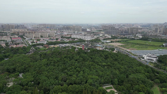 江苏无锡惠山古镇5A景区航拍 视频