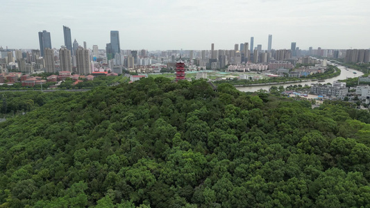 江苏无锡惠山古镇5A景区航拍 视频