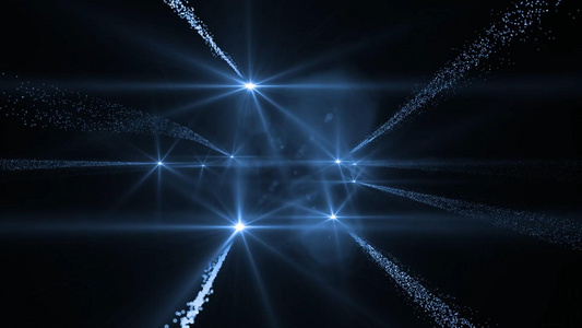 动态粒子光效穿梭带通道透明背景视频元素视频