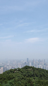 重庆南山壹华里观景平台延迟拍摄城市素材视频