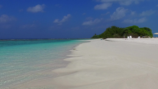 美丽的旅游海滩视频