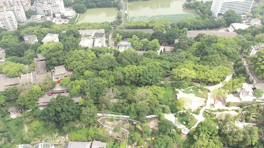 航拍福建乌山4A景区视频