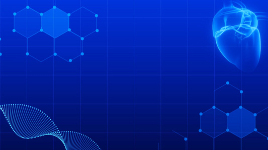 4K医疗科技dna基因链背景视频[碱基]视频
