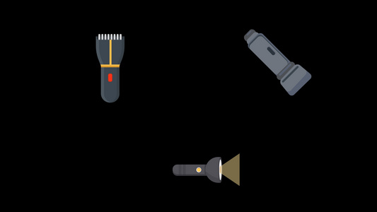 手电筒视频元素视频