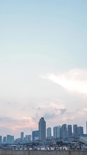 大连星海广场建市百年纪念城雕天书延时日落地标辽宁省15秒视频