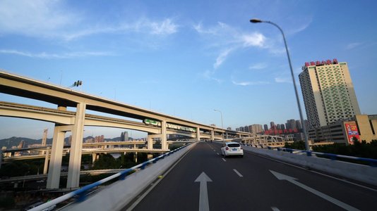 第一视角重庆网红菜园坝大桥视频