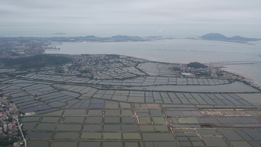 海湾航拍视频