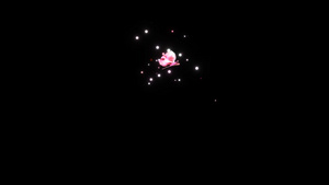 粉色花瓣粒子蝴蝶10秒视频