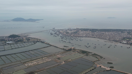 海湾航拍视频