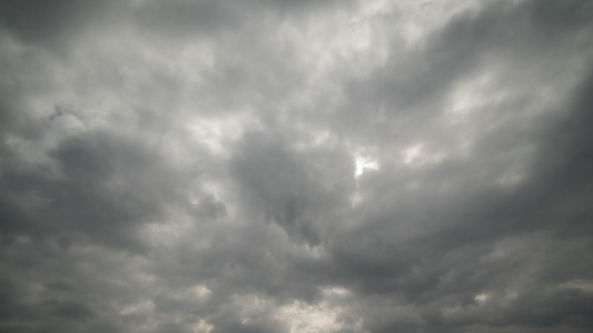 雨云在天空中游荡视频