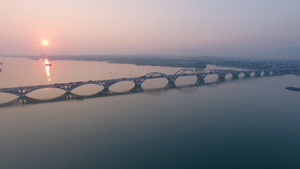 清远大桥4K航拍44秒视频