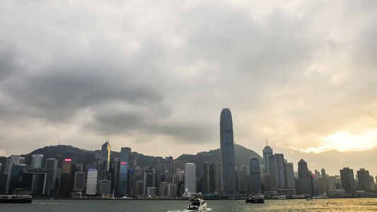 香港的摩天大楼视频