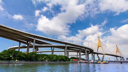 Bhangkok市泰国的Bangkok市标志性地点视频