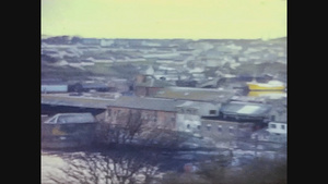 曼彻斯特郊区60年代的景色50秒视频