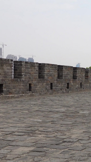 湖北襄阳古城墙古街旅游素材三国文化189秒视频