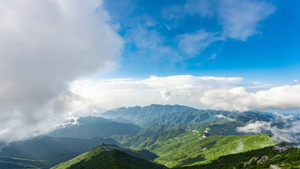 8K实拍太白山景区云海10秒视频