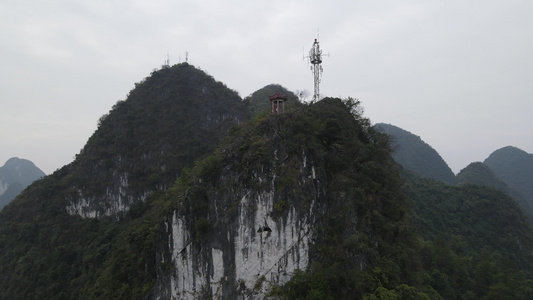 广西桂林阳朔山水航拍视频视频