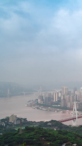  山城雾都重庆全景延时摄影城市延时摄影视频