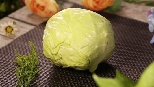 圆白菜包菜蔬菜视频