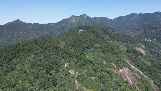 湖南南岳衡山景区航拍视频