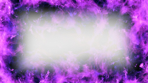 紫色梦幻火焰边框12秒视频