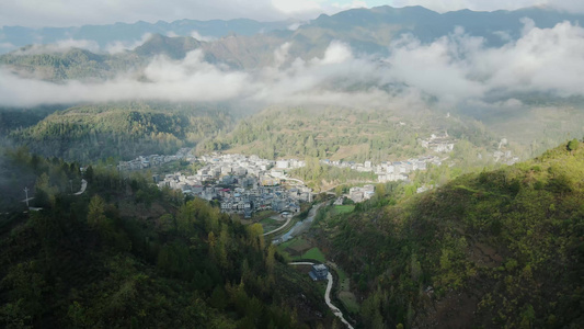 重庆农村景色航拍视频