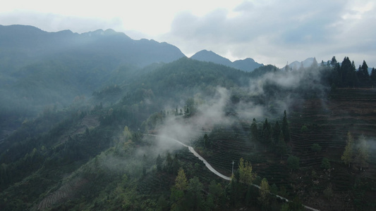 重庆农村景色航拍视频