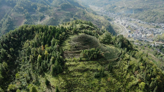 重庆农村景色航拍视频