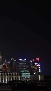 东方明珠夜景黄浦江夜景视频