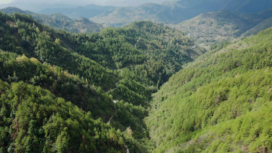 重庆农村景色航拍视频