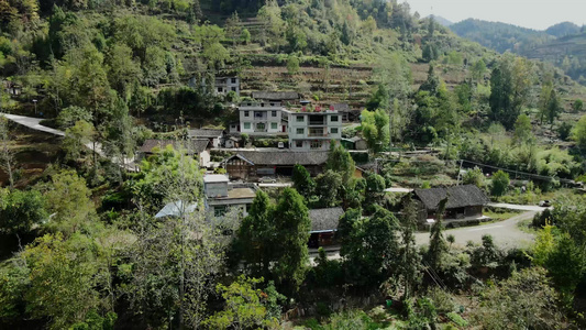 重庆农村景色航拍视频