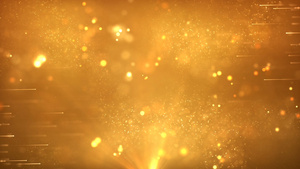 金色粒子背景15秒视频