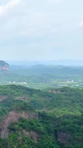 广东韶关丹霞山延时摄影5A景区视频