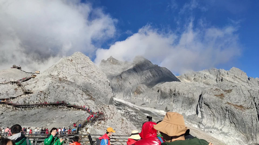 云南旅行大理丽江玉龙雪山苍山拍摄航拍	视频