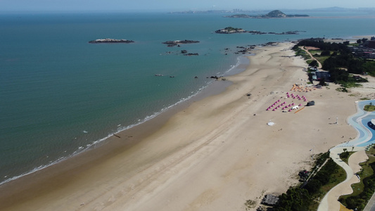 海浪海水海边唯美浪花航拍视频