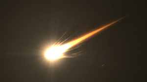 光辉的美丽近距离观察紫彗星钙元素14秒视频