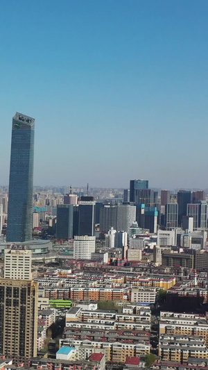 沈阳城市风光航拍视频大都市35秒视频