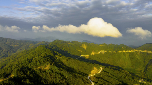 4K延时航拍广西西部山区云海美景视频