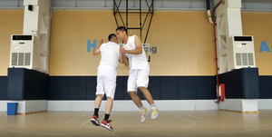 篮球运动员庆祝动作29秒视频