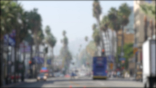星光大道洛杉矶好莱坞大道加利福尼亚州美国行人走在街道视频