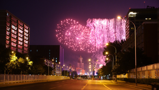 城市焰火[焰花]视频