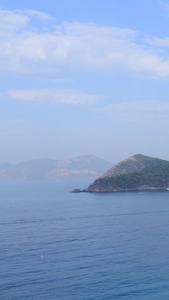 欧洲土耳其蓝色爱琴海海岸度假实拍视频地中海视频