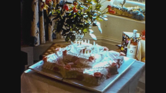 1961年统一王国结婚蛋糕细节视频